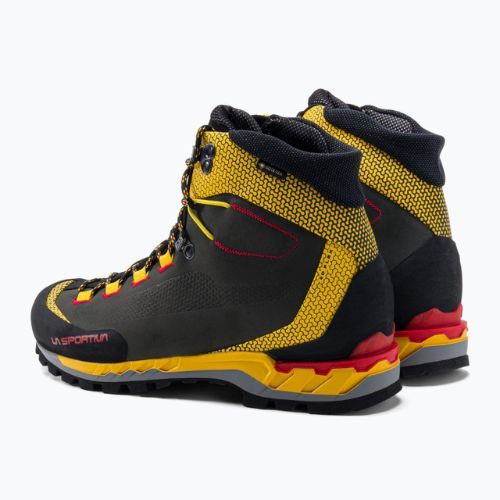 Buty wysokogórskie męskie La Sportiva Trango Tech Leather GTX black/yellow