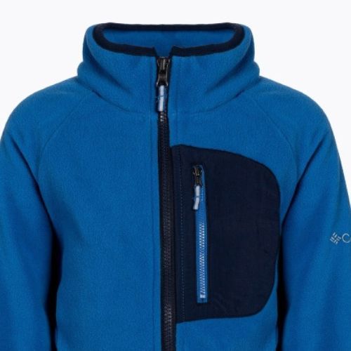 Bluza polarowa dziecięca Columbia Fast Trek III Full Zip bright indigo/bluestone/coll navy