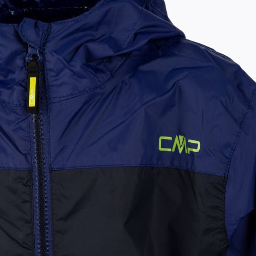 Kurtka przeciwdeszczowa dziecięca CMP 32X5804 Rain Fix Hood black/blue