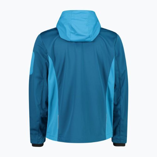 Kurtka softshell męska CMP 39A5027 Zip deep lake/danube