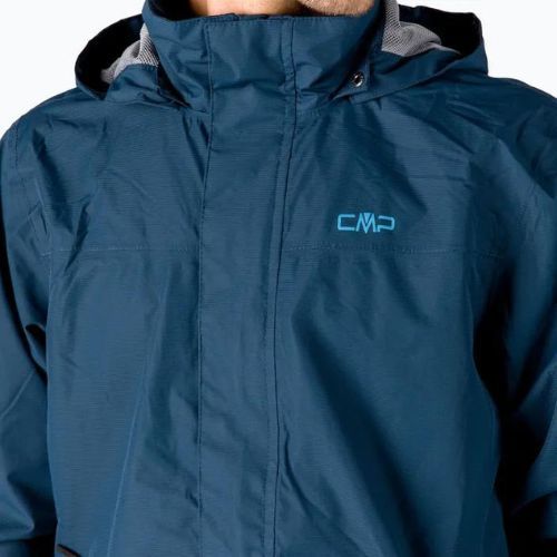 Kurtka przeciwdeszczowa męska CMP 39X7367 Snaps Hood marine