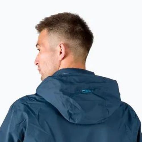 Kurtka przeciwdeszczowa męska CMP 39X7367 Snaps Hood marine