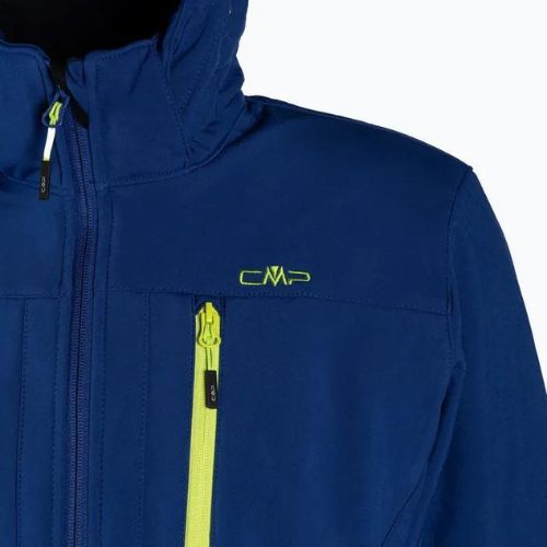 Kurtka softshell męska CMP 3A01787N Zip Hood bluish/electric