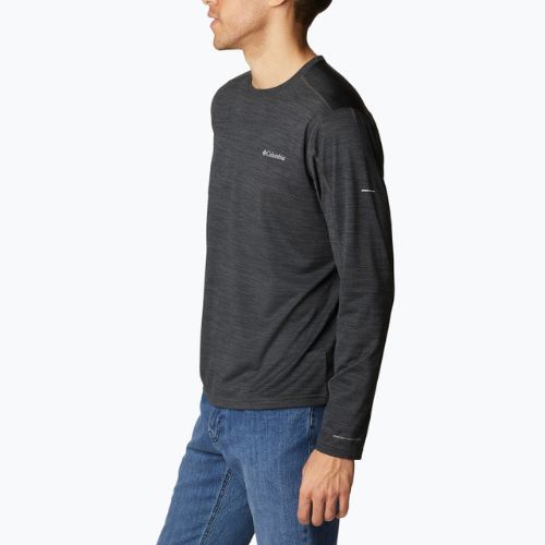 Longsleeve trekkingowy męski Columbia Alpine Chill Zero black heather