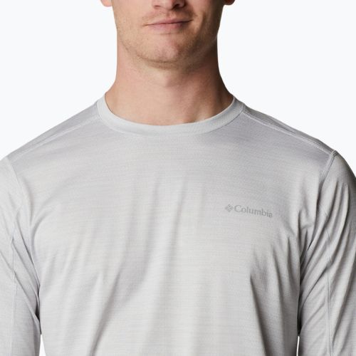 Longsleeve trekkingowy męski Columbia Alpine Chill Zero white heather