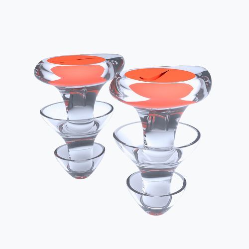 Zatyczki do uszu Nike Ear Plugs hyper crimson