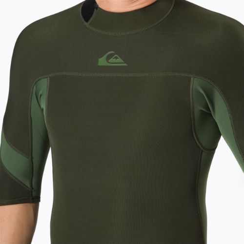 Pianka do pływania męska Quiksilver 2/2 mm Syncro Back Zip dark ivy/shade olive