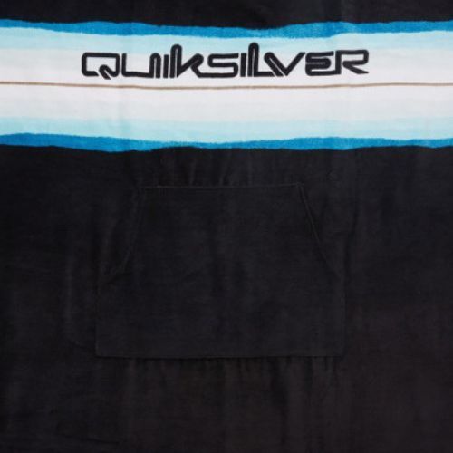 Ponczo Quiksilver Hoody Towel black/blue