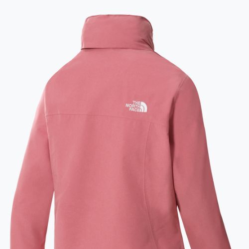Kurtka przeciwdeszczowa damska The North Face Sangro slate rose light heather