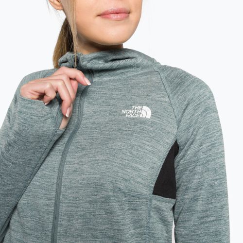 Bluza trekkingowa damska The North Face AO Midlayer FZ grey