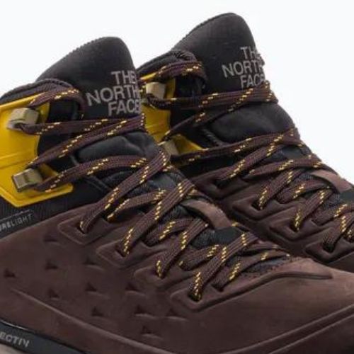 Buty turystyczne męskie The North Face Vectiv Exploris Mid Futurelight Leather deep brown/black