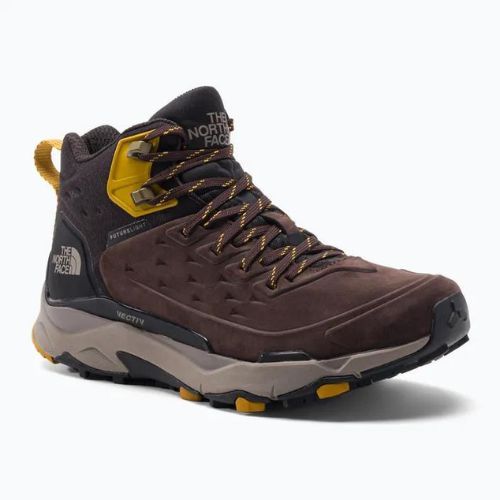 Buty turystyczne męskie The North Face Vectiv Exploris Mid Futurelight Leather deep brown/black