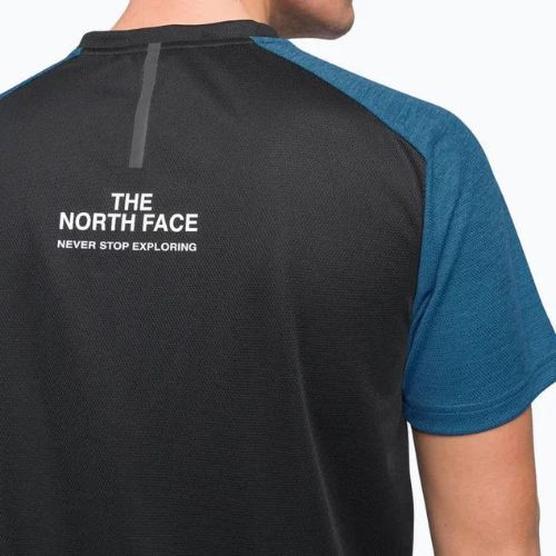 Koszulka trekkingowa męska The North Face MA banff bludrkheather/black