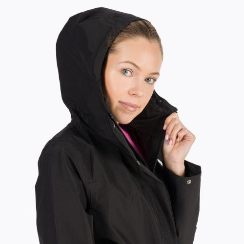Płaszcz przeciwdeszczowy damski The North Face Woodmont Parka black