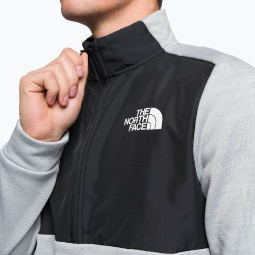 Bluza trekkingowa męska The North Face MA 1/4 light grey hthr/black