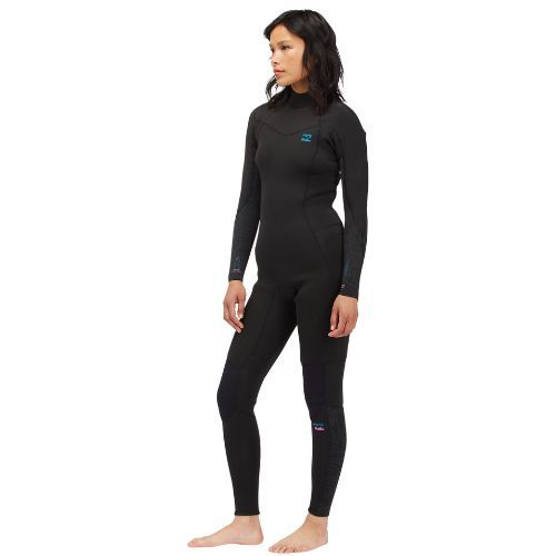 Pianka do pływania damska Billabong 5/4 mm Synergy Back Zip black palms