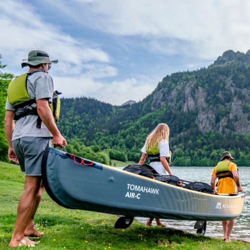 Kajak pompowany wysokociśnieniowy 3-osobowy Aqua Marina Tomahawk AIR-C 15'8"