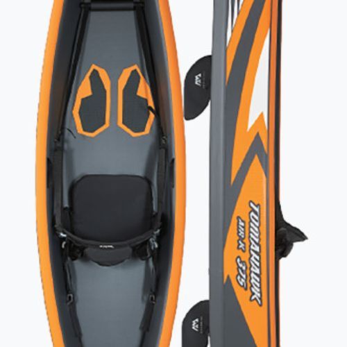 Kajak pompowany wysokociśnieniowy 1-osobowy Aqua Marina Tomahawk AIR-K 375 12'4"