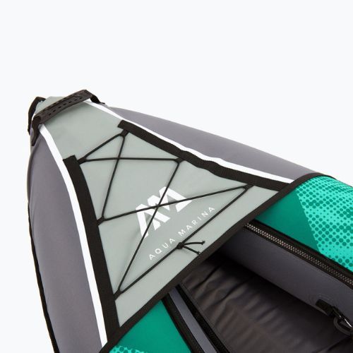 Kajak pompowany 3-osobowy Aqua Marina Laxo Recreational Kayak 12'6" dark green