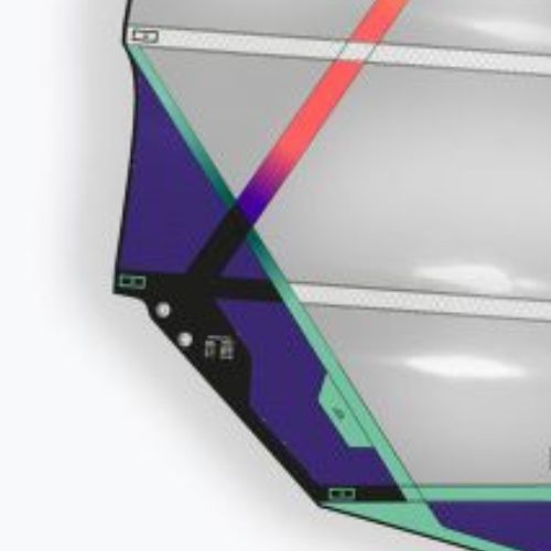 Żagiel do windsurfingu DUOTONE S_Pace black/pistachio