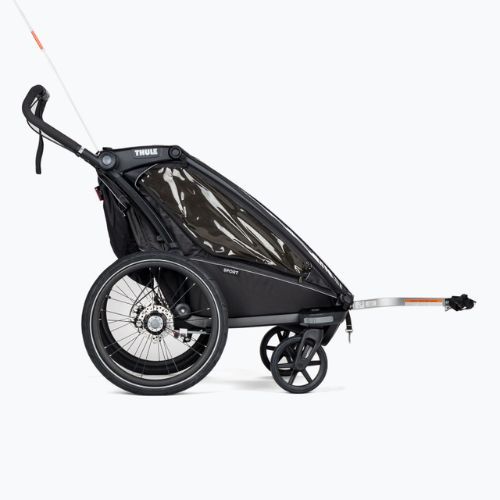 Przyczepka rowerowa jednoosobowa Thule Chariot Sport czarna 10201021