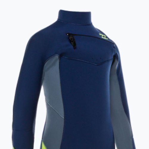 Pianka do pływania dziecięca Billabong 5/4 mm Absolute Chest Zip navy