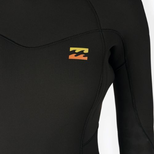 Pianka do pływania damska Billabong 5/4 mm Synergy Back Zip black tie dye