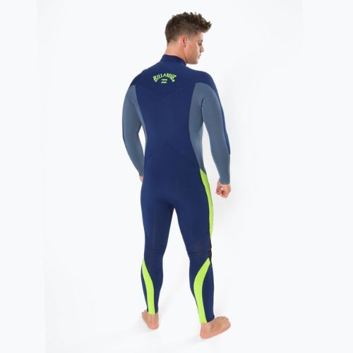Pianka do pływania męska Billabong 5/4 mm Absolute 2021 Chest Zip navy