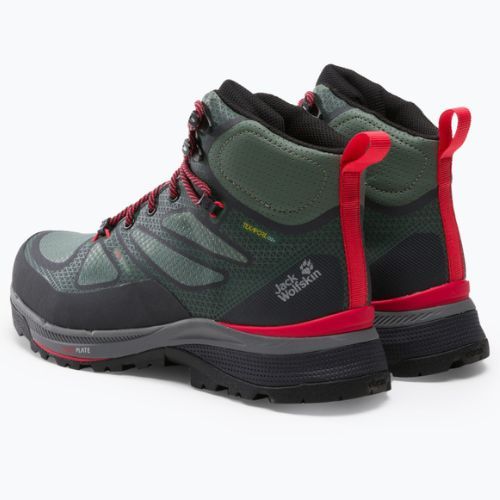 Buty trekkingowe damskie Jack Wolfskin Force Striker Texapore Mid lime/dark green