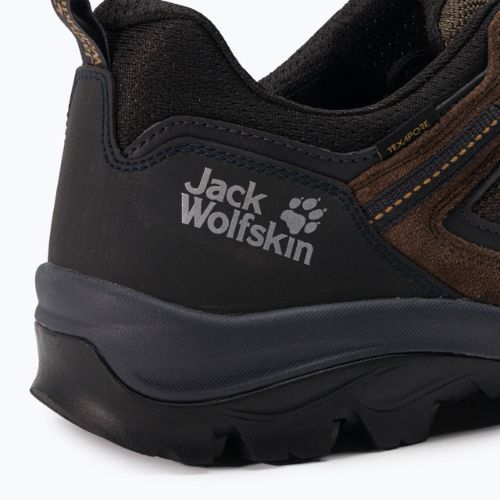 Buty trekkingowe męskie Jack Wolfskin Vojo 3 Texapore Low brown/phantom