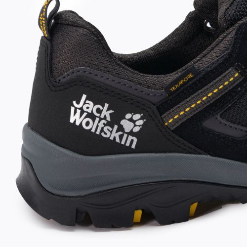 Buty trekkingowe męskie Jack Wolfskin Vojo 3 Texapore Low black/burly yellow xt