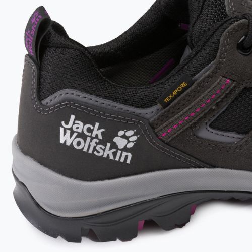 Buty trekkingowe damskie Jack Wolfskin Vojo 3 Texapore Low dark steel/purple