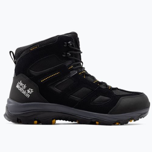 Buty trekkingowe męskie Jack Wolfskin Vojo 3 Texapore Mid black/burly yellow