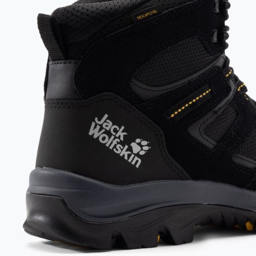 Buty trekkingowe męskie Jack Wolfskin Vojo 3 Texapore Mid black/burly yellow