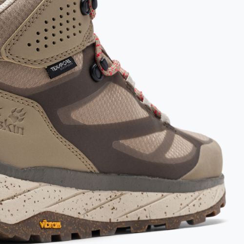 Buty trekkingowe damskie Jack Wolfskin Terraventure Texapore Mid beige/light beige