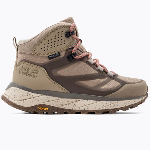 Buty trekkingowe damskie Jack Wolfskin Terraventure Texapore Mid beige/light beige