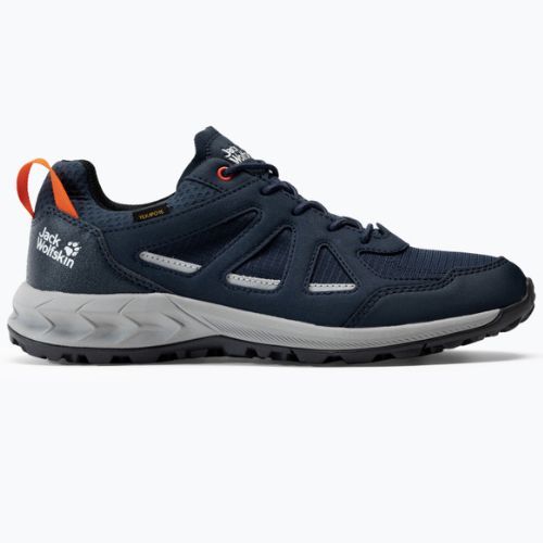 Buty trekkingowe męskie Jack Wolfskin Woodland 2 Texapore Low dark blue/red