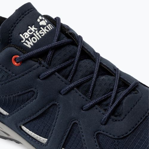 Buty trekkingowe męskie Jack Wolfskin Woodland 2 Texapore Low dark blue/red