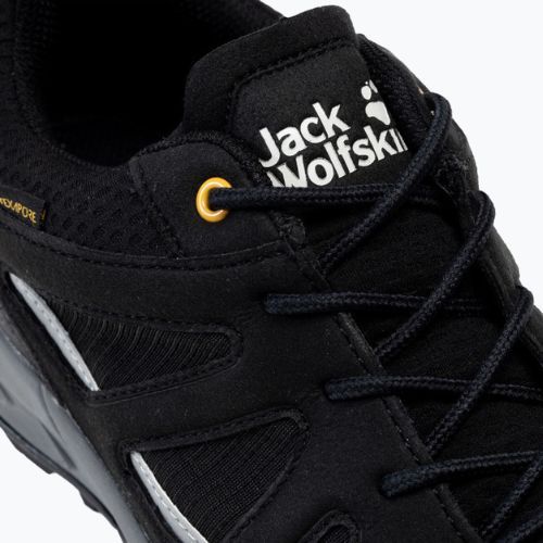 Buty trekkingowe męskie Jack Wolfskin Woodland 2 Texapore Low black/burly yellow xt