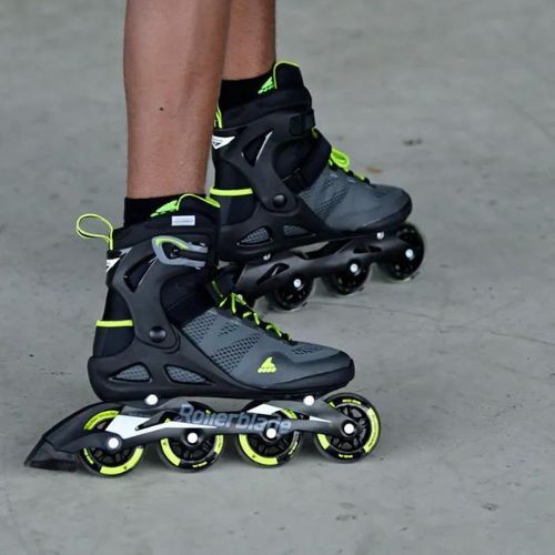 Rolki męskie Rollerblade Macroblade 80 black/lime