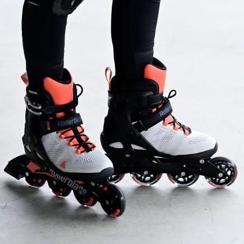 Rolki damskie Rollerblade Macroblade 80 W glacier grey/coral