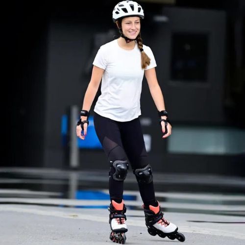 Rolki damskie Rollerblade Macroblade 80 W glacier grey/coral