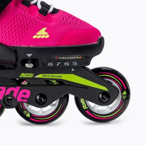 Rolki dziecięce Rollerblade Microblade Jr pink/light green