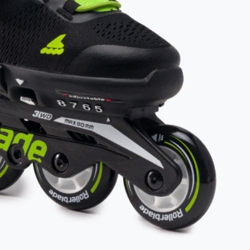 Rolki dziecięce Rollerblade Microblade Jr black/green