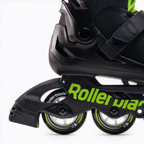 Rolki dziecięce Rollerblade Microblade Jr black/green