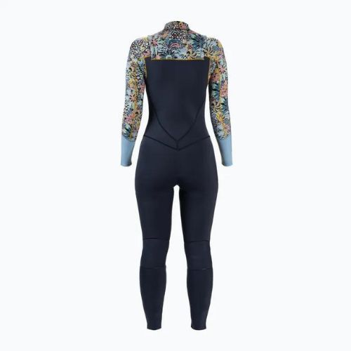 Pianka do pływania damska ROXY 3/2 mm Marine Bloom Front Zip GBS dark navy/allure/sulphur