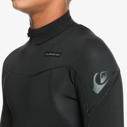 Pianka do pływania dziecięca Quiksilver 4/3 mm Everyday Session Back Zip black