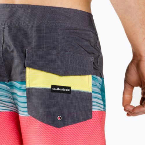 Szorty kąpielowe męskie Quiksilver Surfsilk Panel 18" orange pop