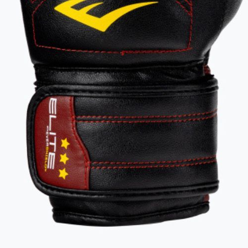 Rękawice bokserskie Everlast Elite Muay Thai czarne EV360MT
