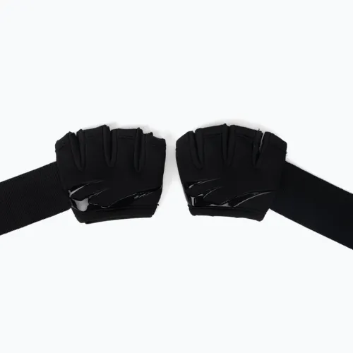 Rękawice wewnętrzne żelowe z taśmą Everlast 4345 czarne EV4345